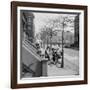 Teenage Girls Walking Down Sidewalk in Brooklyn, NY, 1949-Ralph Morse-Framed Photographic Print