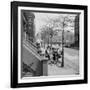 Teenage Girls Walking Down Sidewalk in Brooklyn, NY, 1949-Ralph Morse-Framed Photographic Print