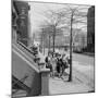 Teenage Girls Walking Down Sidewalk in Brooklyn, NY, 1949-Ralph Morse-Mounted Photographic Print