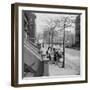 Teenage Girls Walking Down Sidewalk in Brooklyn, NY, 1949-Ralph Morse-Framed Photographic Print