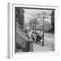 Teenage Girls Walking Down Sidewalk in Brooklyn, NY, 1949-Ralph Morse-Framed Photographic Print