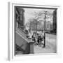 Teenage Girls Walking Down Sidewalk in Brooklyn, NY, 1949-Ralph Morse-Framed Photographic Print