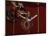 Teenage Girs Playing High School Basketball-null-Mounted Premium Photographic Print