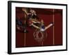 Teenage Girs Playing High School Basketball-null-Framed Photographic Print