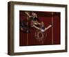 Teenage Girs Playing High School Basketball-null-Framed Photographic Print