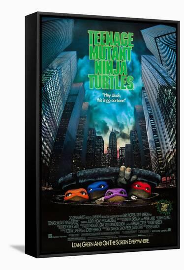 TEENAGE MUTANT NINJA TURTLES [1990], directed by STEVE BARRON.-null-Framed Stretched Canvas