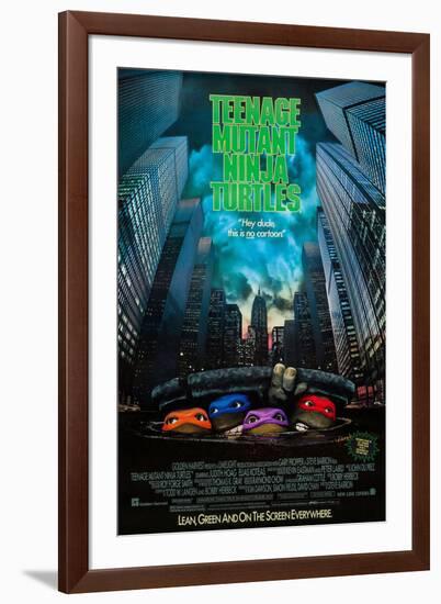 TEENAGE MUTANT NINJA TURTLES [1990], directed by STEVE BARRON.-null-Framed Photographic Print