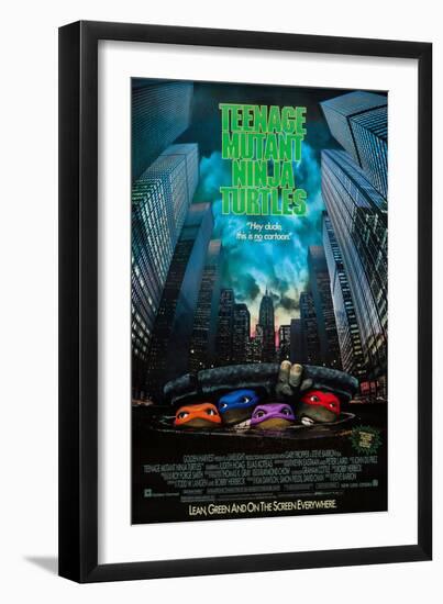 TEENAGE MUTANT NINJA TURTLES [1990], directed by STEVE BARRON.-null-Framed Photographic Print