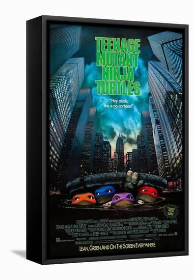 TEENAGE MUTANT NINJA TURTLES [1990], directed by STEVE BARRON.-null-Framed Stretched Canvas