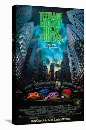 TEENAGE MUTANT NINJA TURTLES [1990], directed by STEVE BARRON.-null-Stretched Canvas