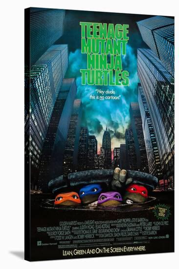 TEENAGE MUTANT NINJA TURTLES [1990], directed by STEVE BARRON.-null-Stretched Canvas