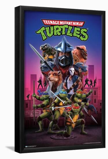 Teenage Mutant Ninja Turtles (1990) - One Sheet-Trends International-Framed Poster