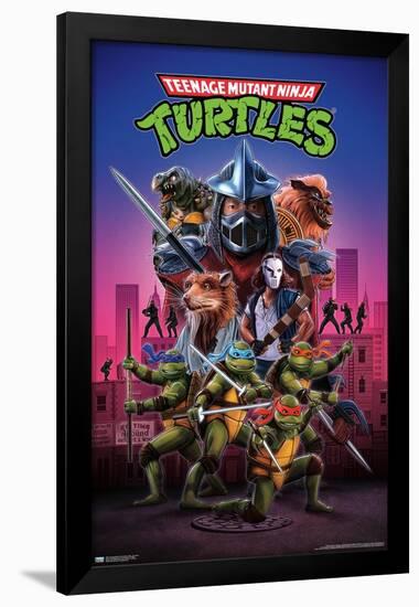 Teenage Mutant Ninja Turtles (1990) - One Sheet-Trends International-Framed Poster