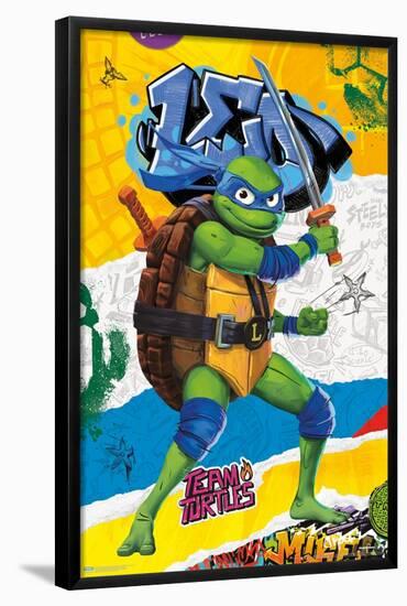 Teenage Mutant Ninja Turtles: Mutant Mayhem - Leonardo-Trends International-Framed Poster
