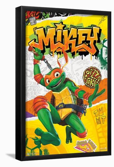 Teenage Mutant Ninja Turtles: Mutant Mayhem - Michelangelo-Trends International-Framed Poster