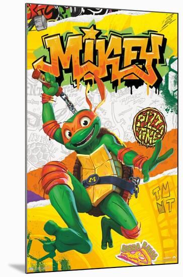 Teenage Mutant Ninja Turtles: Mutant Mayhem - Michelangelo-Trends International-Mounted Poster