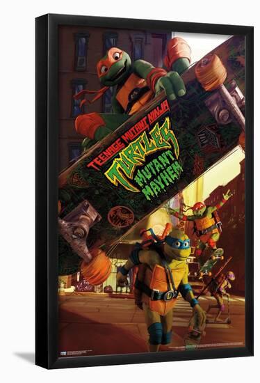 Teenage Mutant Ninja Turtles: Mutant Mayhem - One Sheet-Trends International-Framed Poster