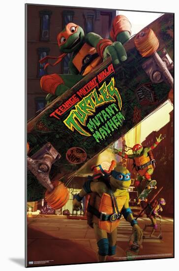 Teenage Mutant Ninja Turtles: Mutant Mayhem - One Sheet-Trends International-Mounted Poster
