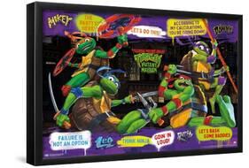 Teenage Mutant Ninja Turtles: Mutant Mayhem - Phrases-Trends International-Framed Poster