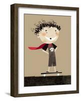 Teenage superhero-Harry Briggs-Framed Giclee Print