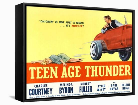 Teenage Thunder, 1957-null-Framed Stretched Canvas