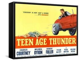 Teenage Thunder, 1957-null-Framed Stretched Canvas