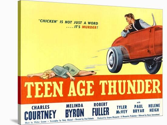 Teenage Thunder, 1957-null-Stretched Canvas