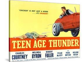 Teenage Thunder, 1957-null-Stretched Canvas