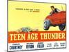 Teenage Thunder, 1957-null-Mounted Art Print