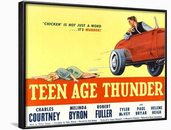 Teenage Thunder, 1957-null-Framed Art Print