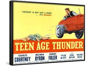 Teenage Thunder, 1957-null-Framed Art Print