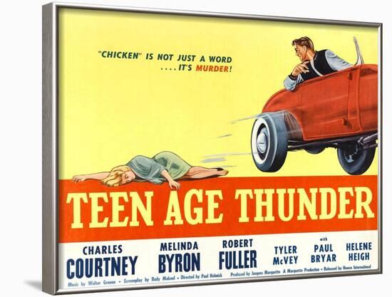 Teenage Thunder, 1957-null-Framed Art Print