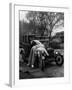 Teenaged Boys Working on a 1927 Ford Model T Automobile-Nina Leen-Framed Premium Photographic Print