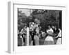 Teenager Elizabeth Eckford Turned Away From Entering Central High School by Arkansas Guardsmen-Francis Miller-Framed Photographic Print