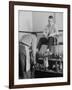 Teenager Getting Shoes Shined-Nina Leen-Framed Photographic Print