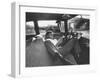 Teenager Robert Riesenmy Jr. Reading in Car at Home-Robert W^ Kelley-Framed Photographic Print