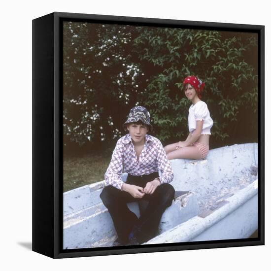 Teenagers 1978-null-Framed Stretched Canvas