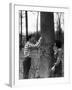 Teenagers Carving Initials on a Tree-Philip Gendreau-Framed Photographic Print