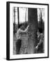 Teenagers Carving Initials on a Tree-Philip Gendreau-Framed Photographic Print