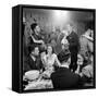 Teenagers Dancing and Socializing at a Party-Nina Leen-Framed Stretched Canvas