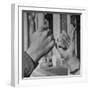 Teenagers Doing the Latest Fad, Thumbs Up Wave-Ed Clark-Framed Photographic Print