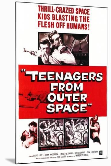 Teenagers From Outer Space, 1959-null-Mounted Premium Giclee Print