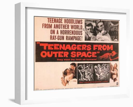 Teenagers From Outer Space, 1959-null-Framed Art Print