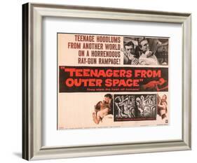 Teenagers From Outer Space, 1959-null-Framed Art Print