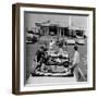 Teenagers Hanging Out at the Local Drive In-Hank Walker-Framed Photographic Print