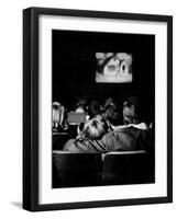 Teenagers "Necking" in a Movie Theater-Nina Leen-Framed Photographic Print