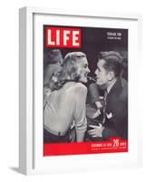 Teenagers Playing Party Game, Pass the Ring, December 20, 1948-Alfred Eisenstaedt-Framed Photographic Print