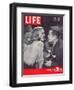 Teenagers Playing Party Game, Pass the Ring, December 20, 1948-Alfred Eisenstaedt-Framed Photographic Print