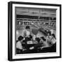 Teenagers Spending Allowance on Bowling-Nina Leen-Framed Photographic Print