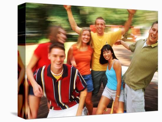 Teens Having Fun Outdoors-Bill Bachmann-Stretched Canvas